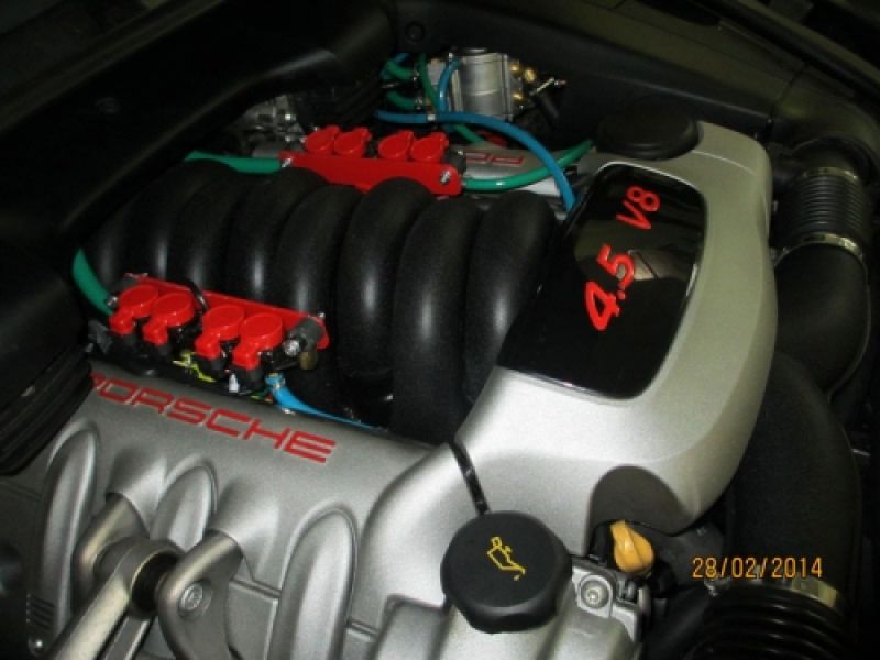 Modificación a GLP de un PORSCHE CAYENNE Modificación a GLP de un PORSCHE CAYENNE